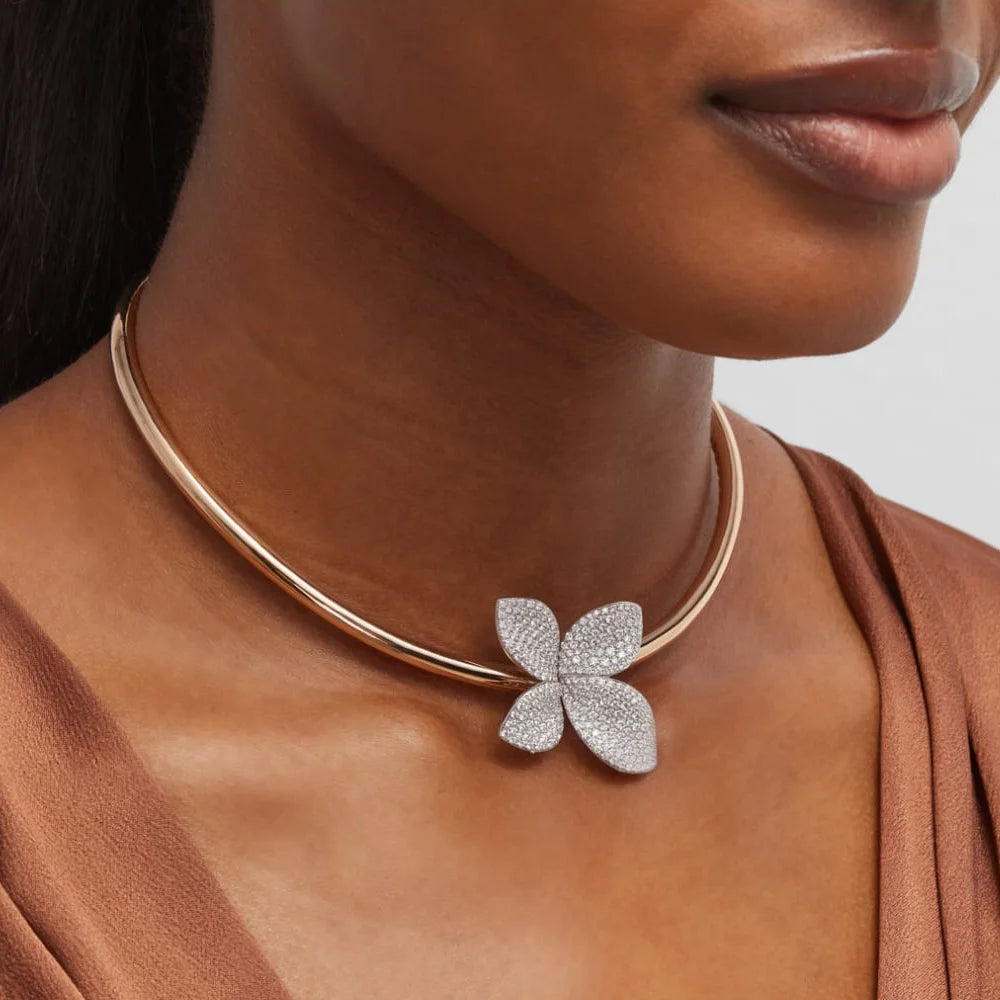 Rhinestone Choker Necklace