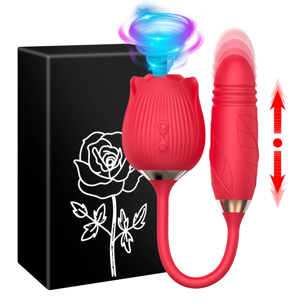 Rose Sucking Vibrator