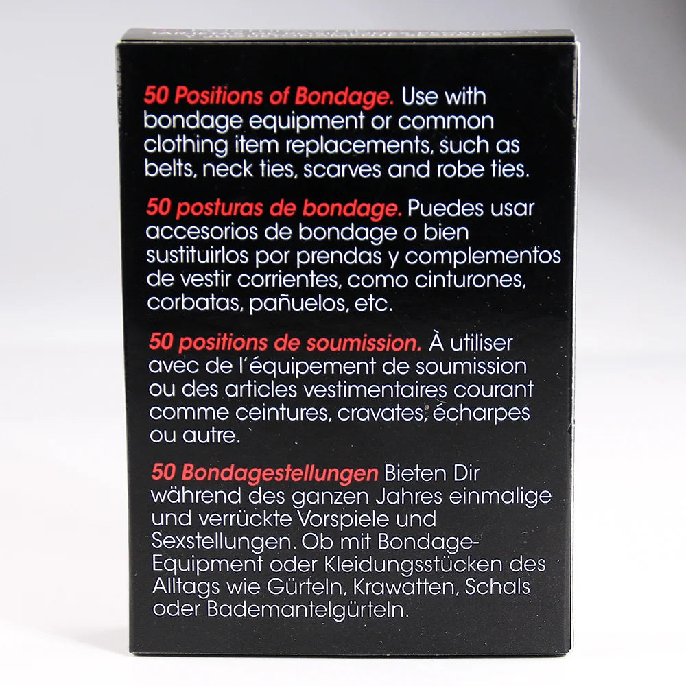 Sexual Position Role Playing Cards