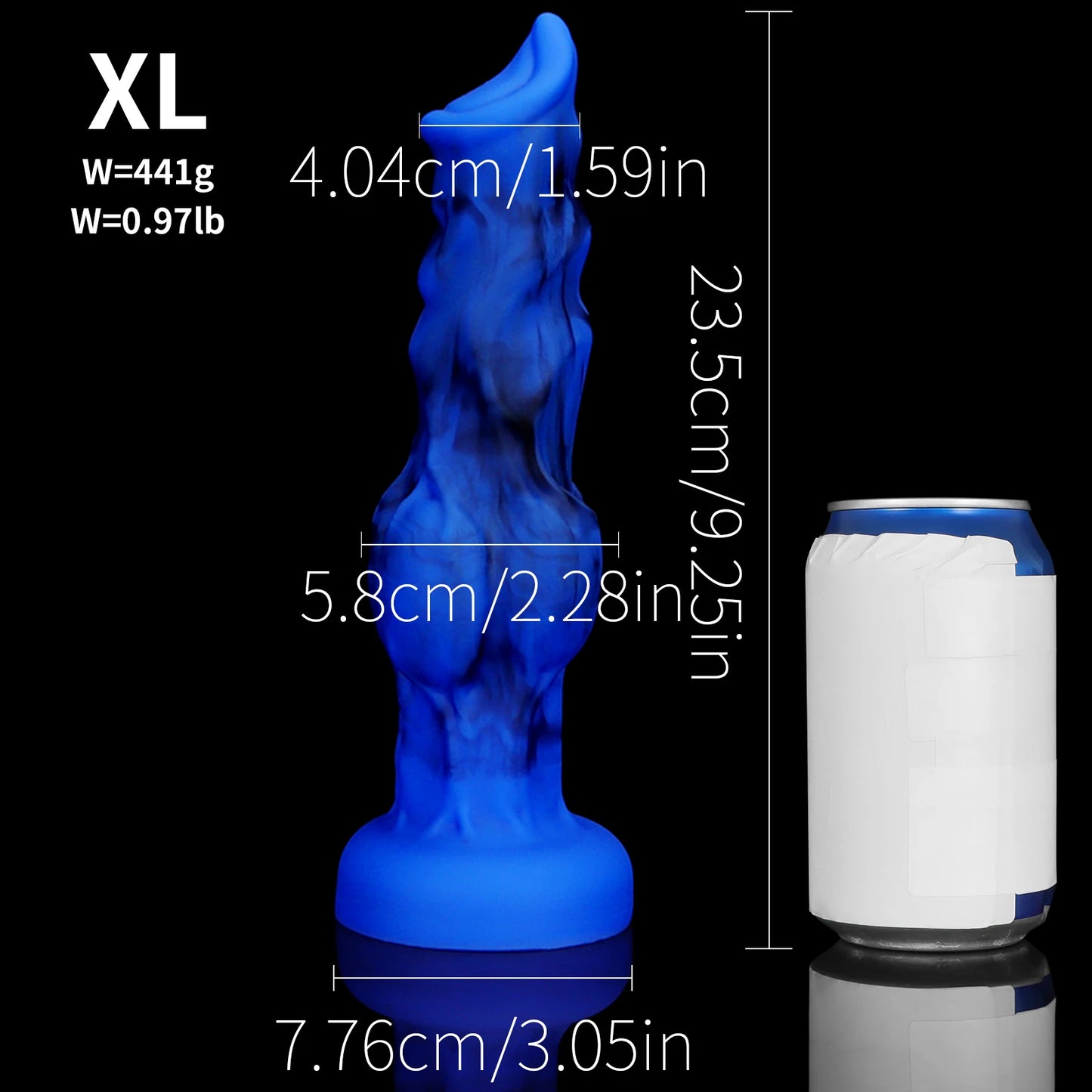 Silicone Penis Knot Dildo