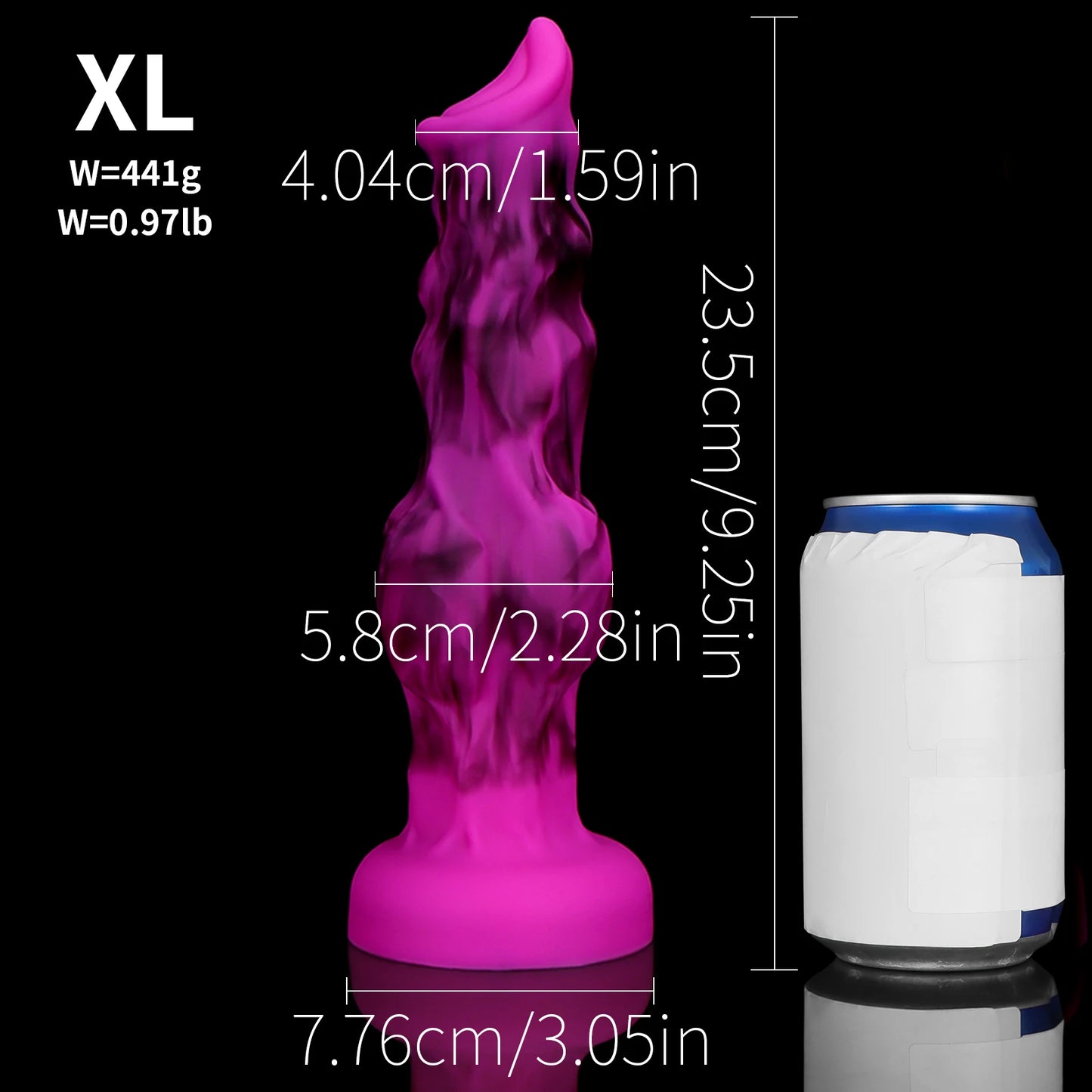 Silicone Penis Knot Dildo