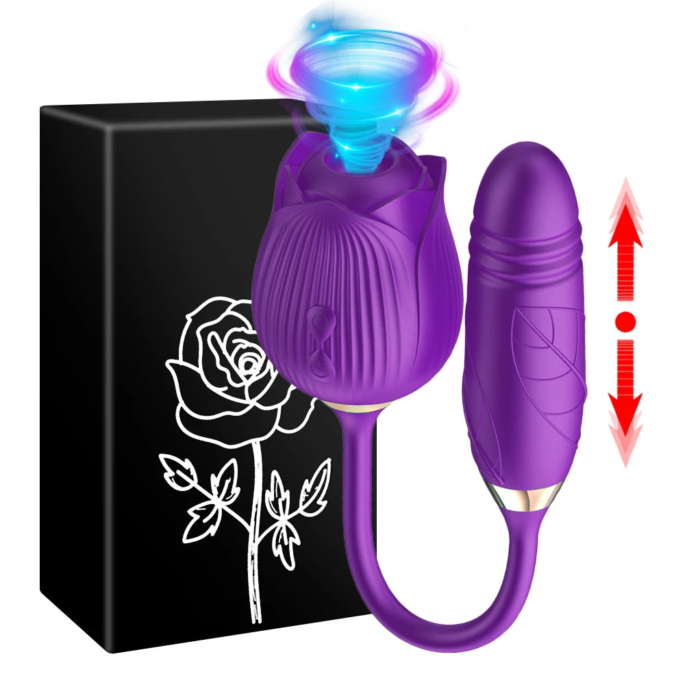 Rose Sucking Vibrator