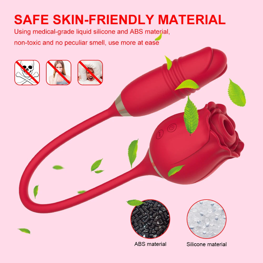 Rose Sucking Vibrator