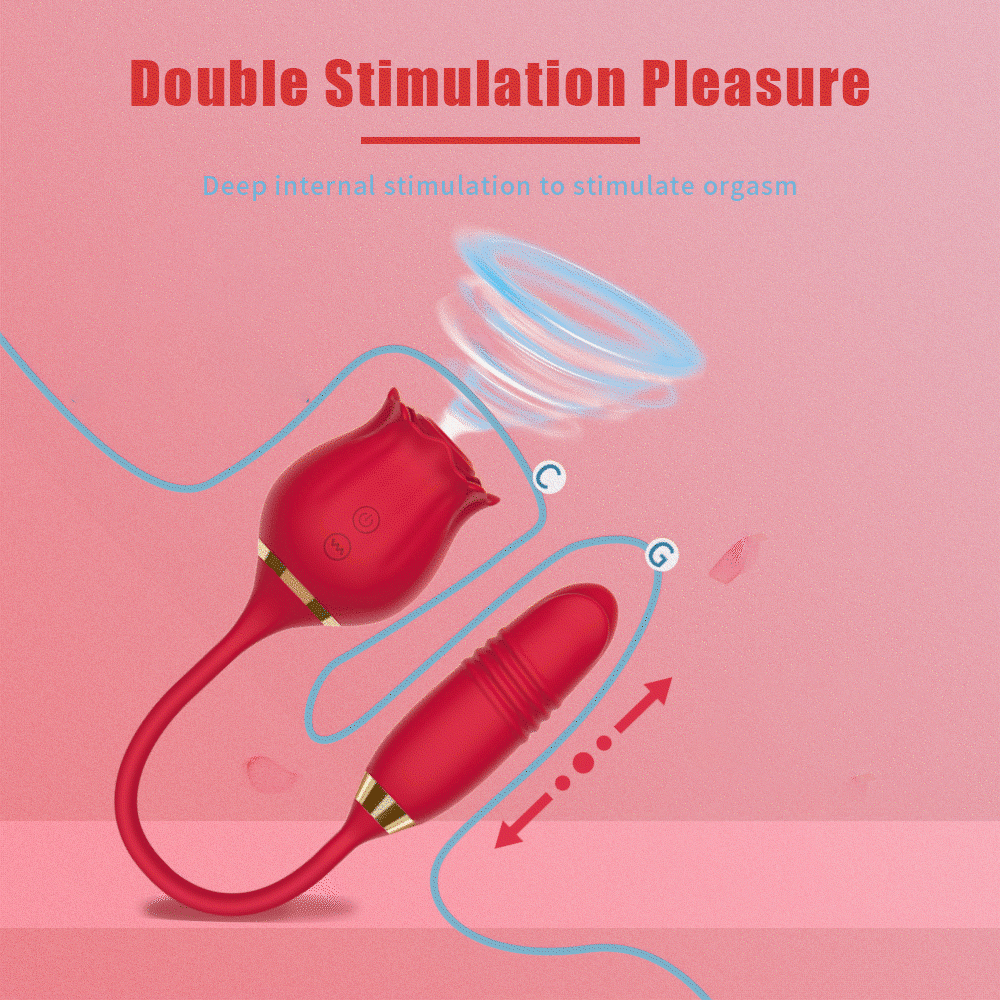 Rose Sucking Vibrator