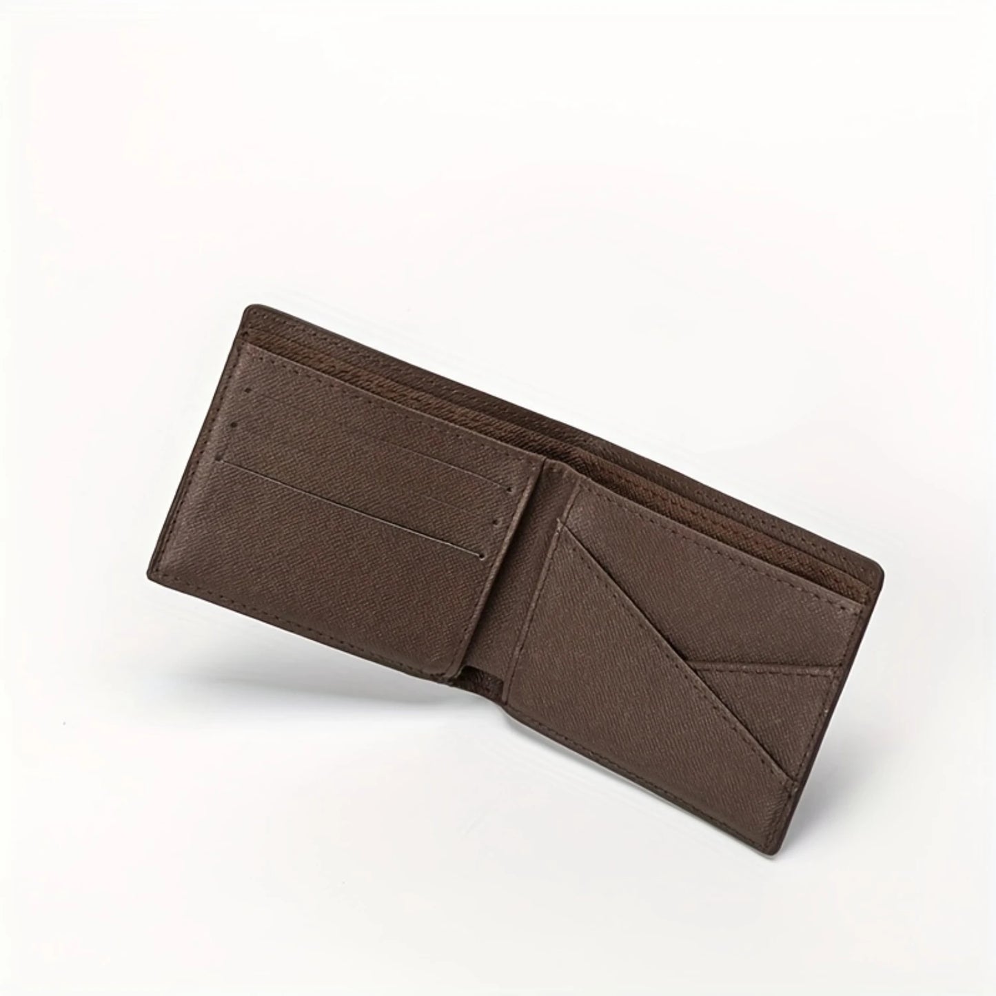 Plaid Leather Wallet