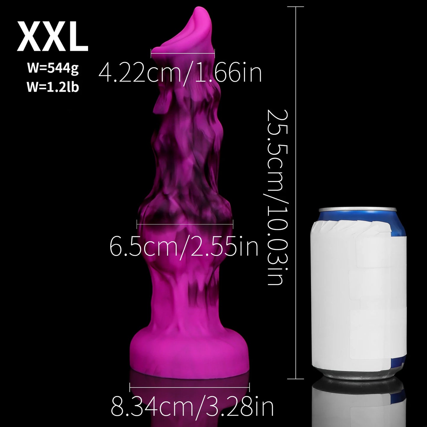 Silicone Penis Knot Dildo