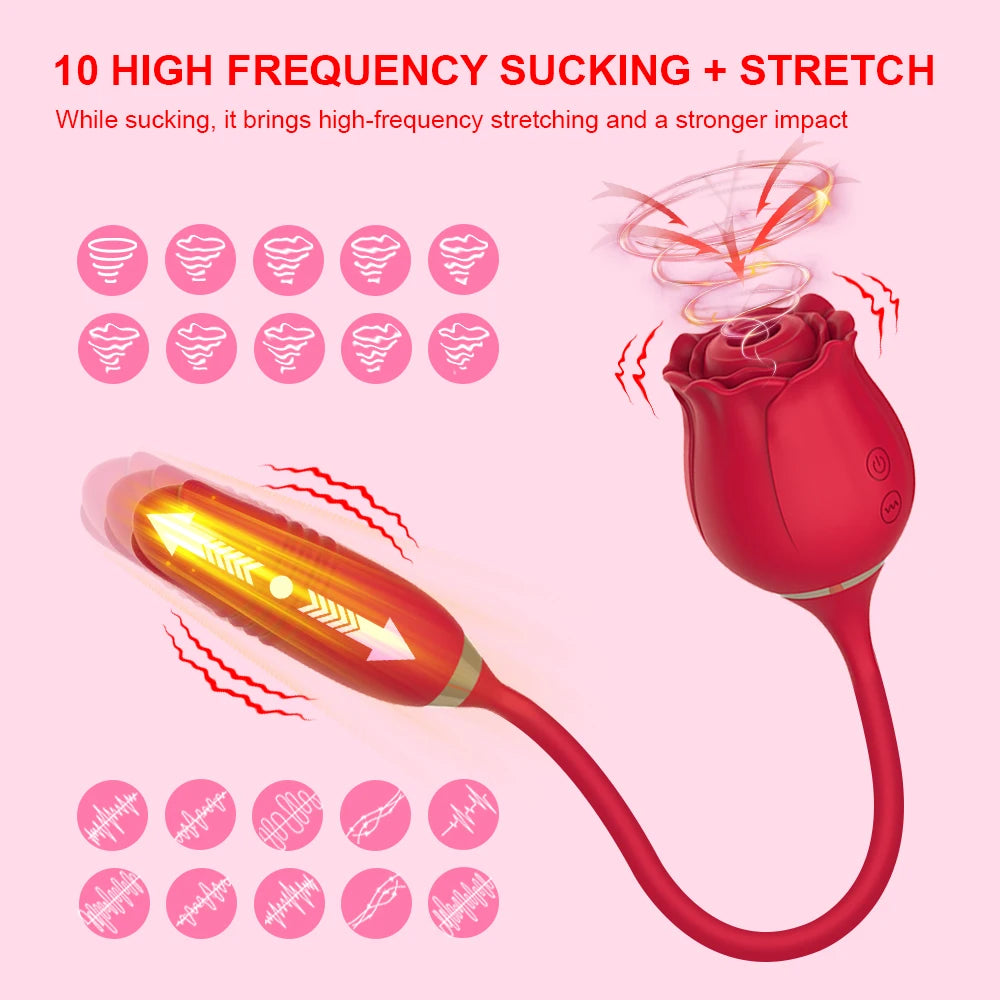 Rose Sucking Vibrator