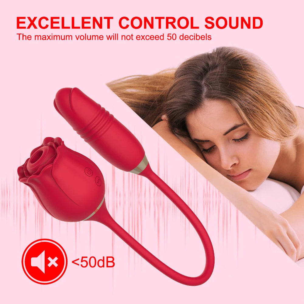 Rose Sucking Vibrator