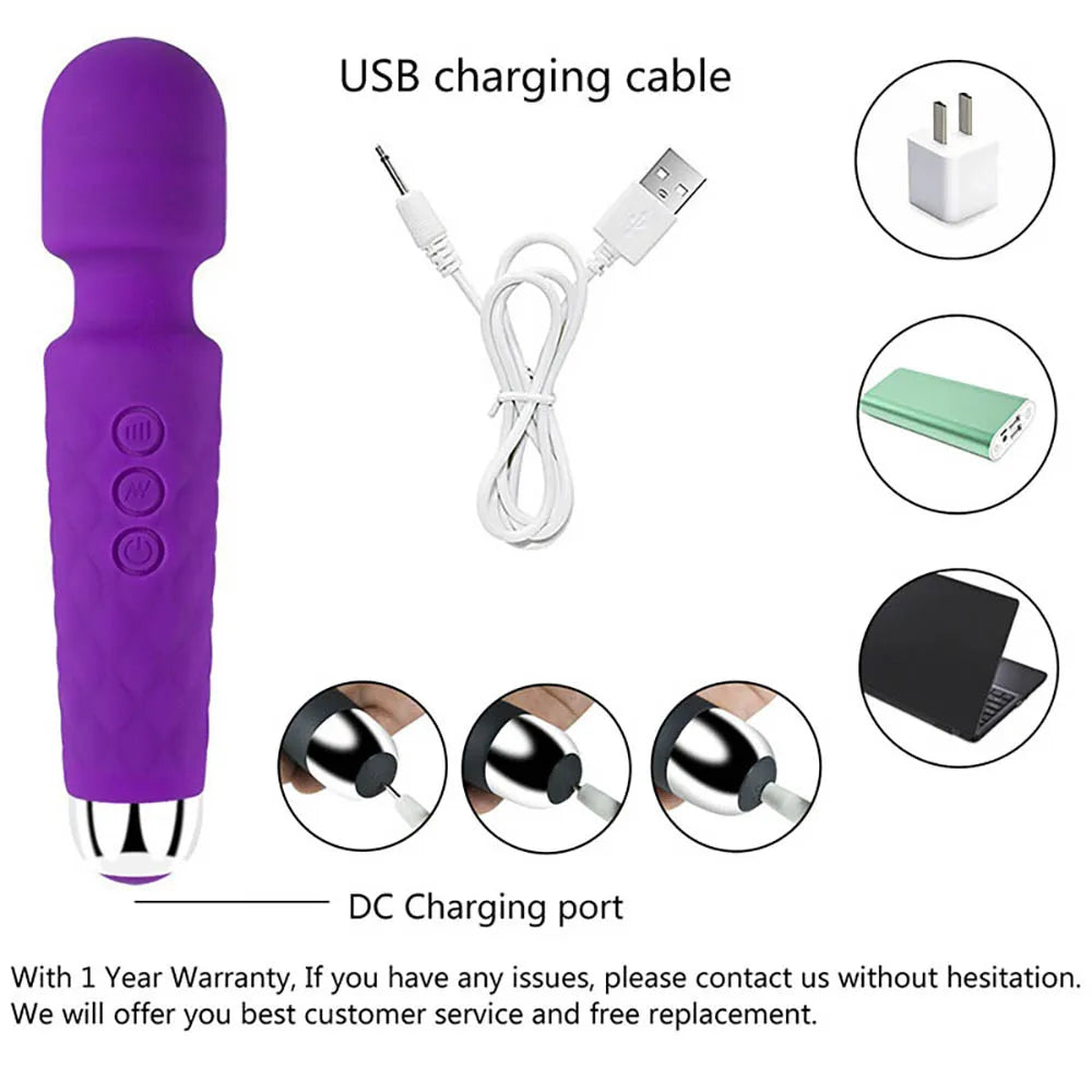 USB Rechargeable Vibrator