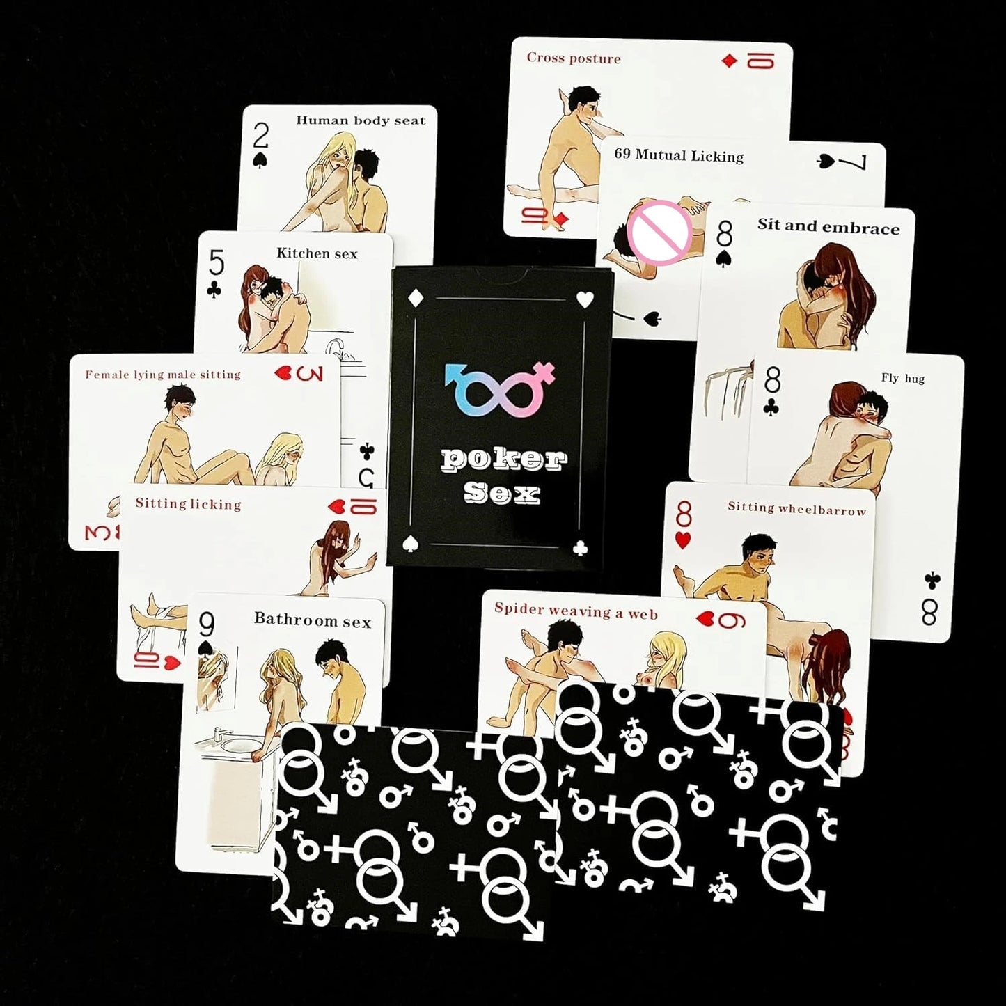 Hottest Sex Positions Card Game