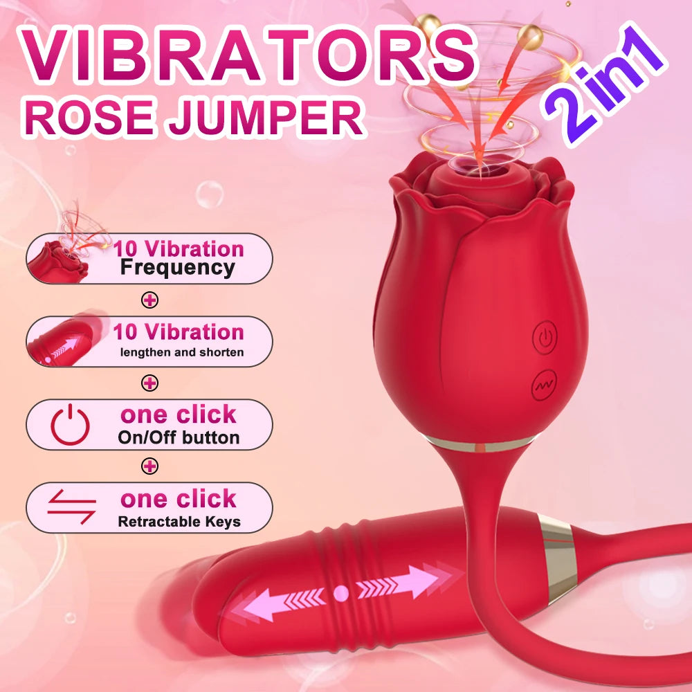 Rose Sucking Vibrator