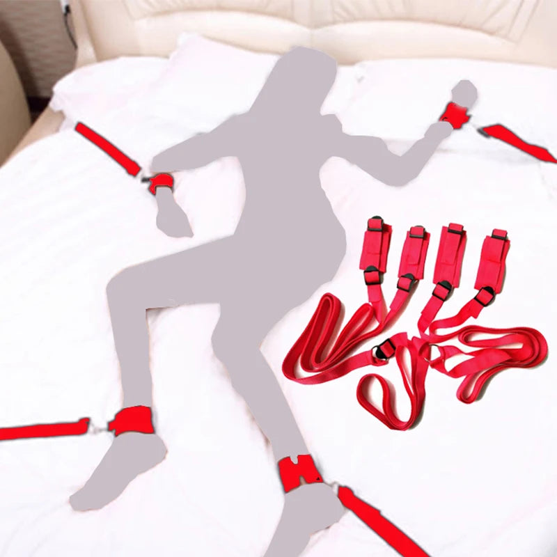 Adjustable Bandage Handcuffs And Foot Cuffs