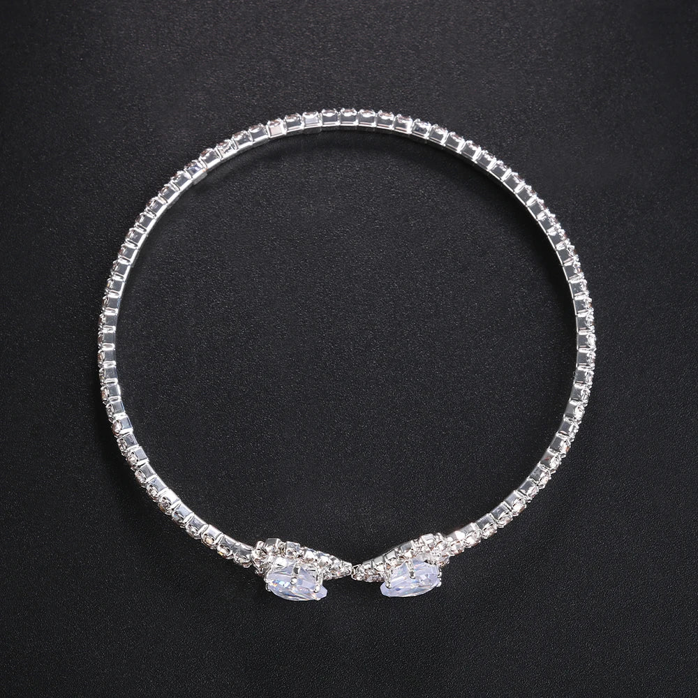Heart Cuff Bracelet Bangle