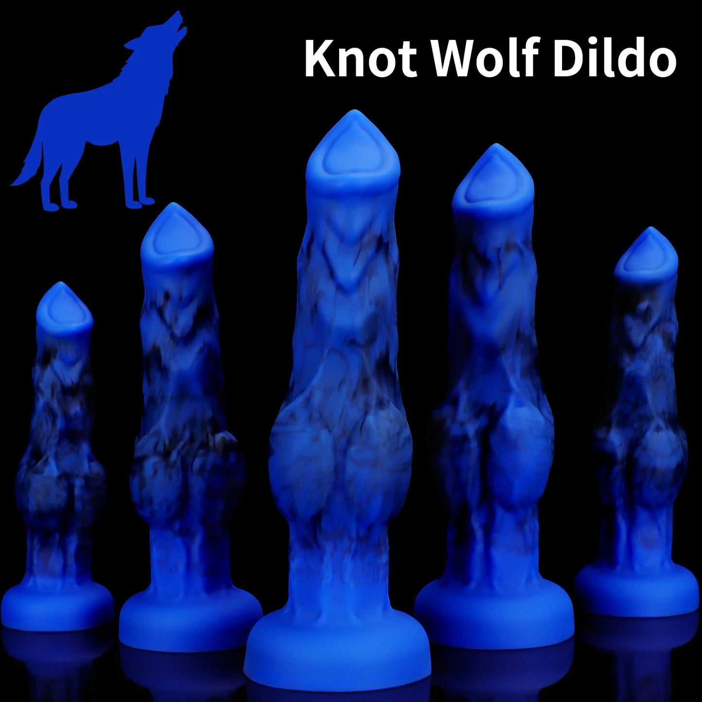 Silicone Penis Knot Dildo