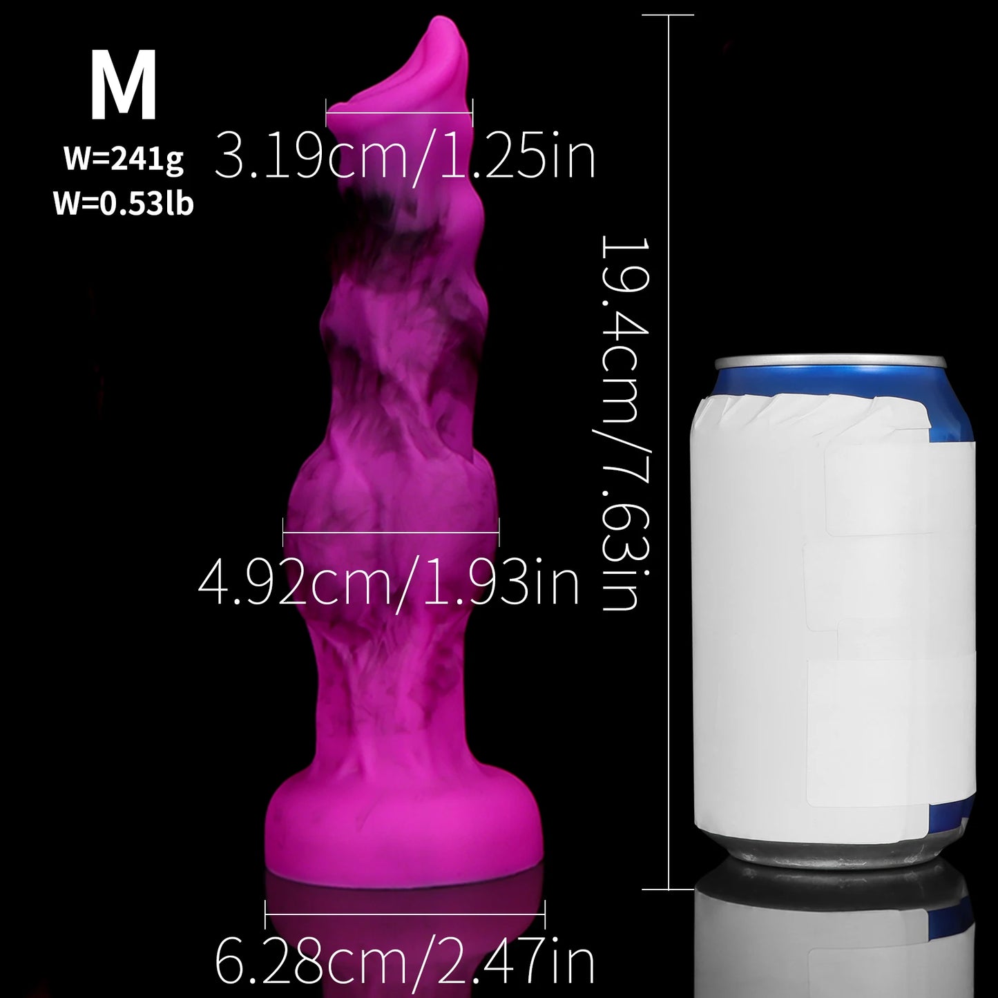Silicone Penis Knot Dildo