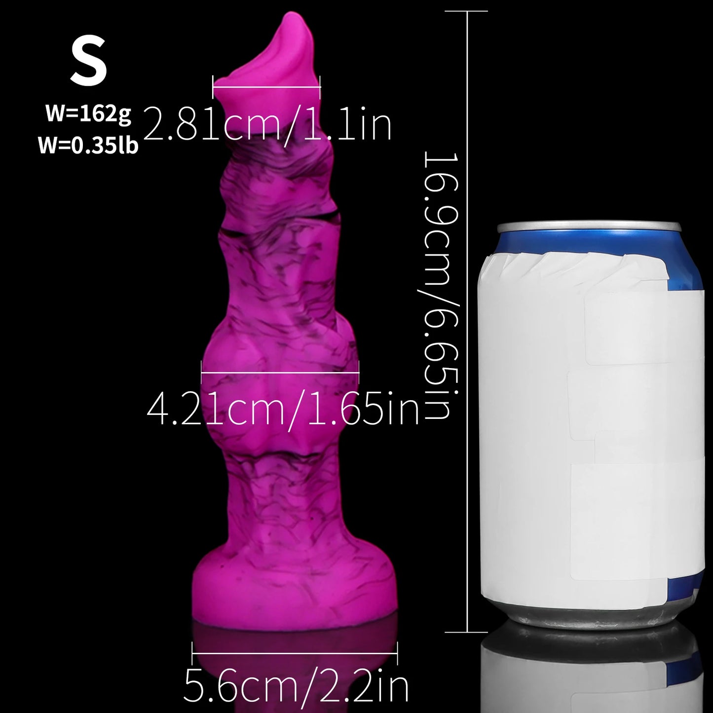 Silicone Penis Knot Dildo